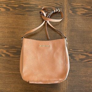 Michael Kors Brown Leather Shoulder Bag